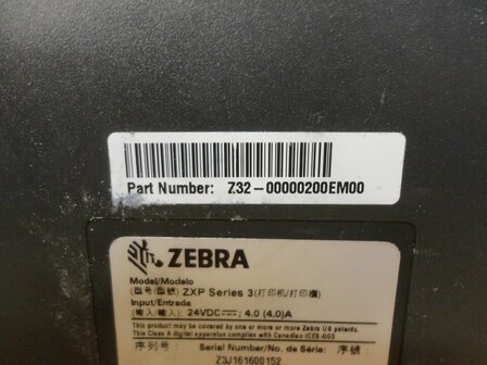 Zebra Card ZXP Series 3 Dual Side Thermal Card Printer Full Colour USB 300DPI