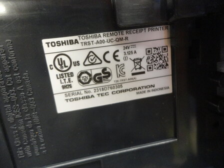 Toshiba TRST A00-UC-QM-R USB Thermal Receipt Printer