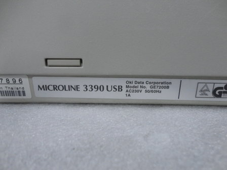 OKI Microline 3390 Matrix Printer 24 Pin - USB (Only printer)