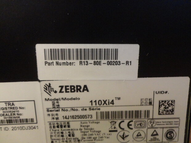 Zebra 110Xi4 - 300dpi Thermal Barcode Label Printer USB + NETWORK