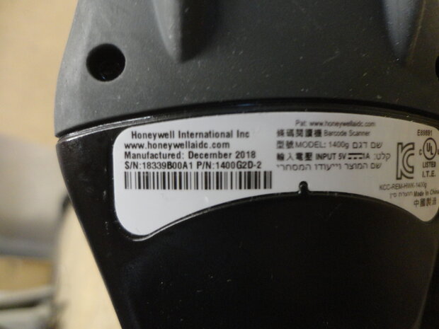 Honeywell 1400G USB Barcode QR Scanner -2D 