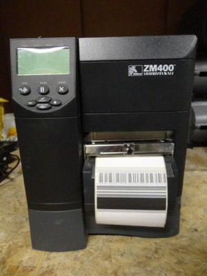 Zebra ZM400 * Thermisch Transfer Label Printer 203DPI - USB + RJ-45 + CUTTER